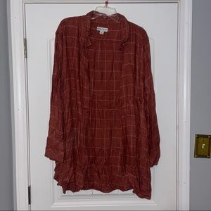 The SOFTEST plus size flannel